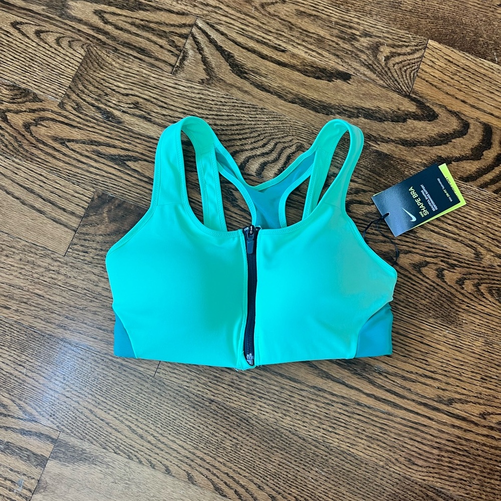 Nike High Support Shape Sports Bra, Training, XS, Green, NWT